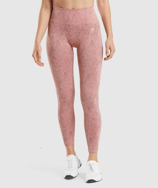 Damske Legíny Gymshark Adapt Fleck Seamless Ruzove | ZP1083275